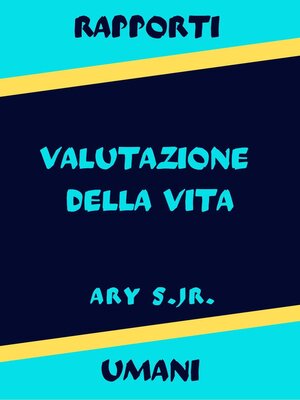 cover image of Rapporti Umani Valutazione della Vita